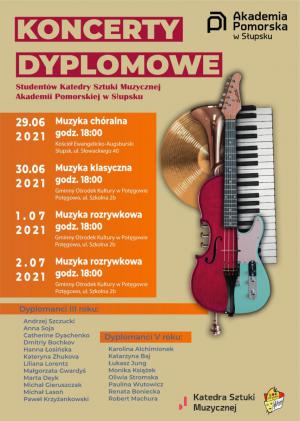 Koncert dyplomowy studentów AP