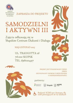 Zapraszamy do Projektu Samodzielni i Aktywni III