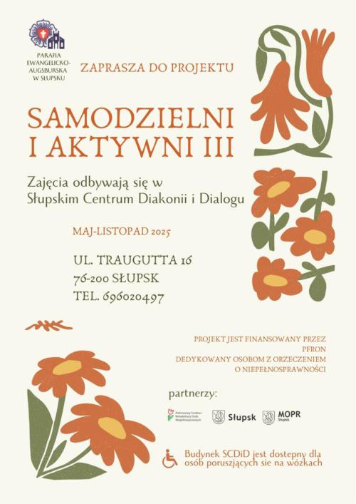 Zapraszamy do Projektu Samodzielni i Aktywni III